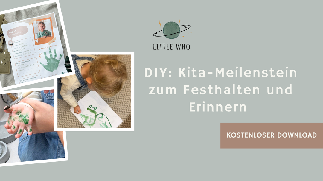 DIY: Kita-Meilenstein zum Festhalten und Erinnern
