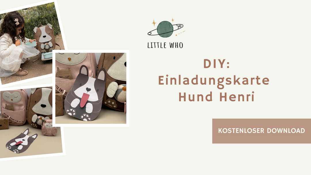 DIY: Einladungskarte inspiriert von Hund Henri