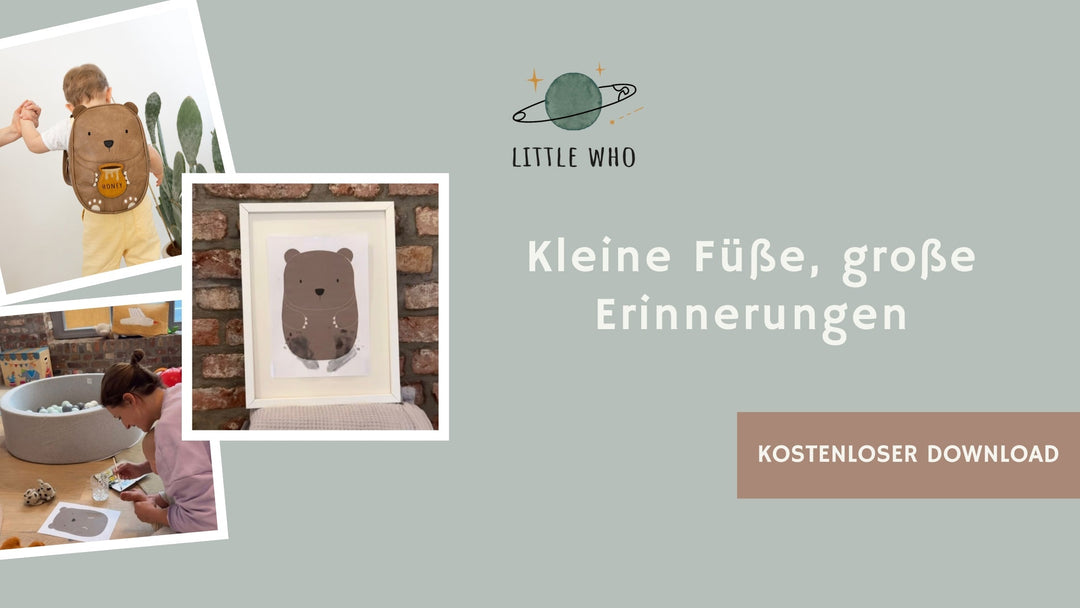 Kleine Füße, große Erinnerungen – süßes DIY mit Tiermotiv für Mutter und Kind