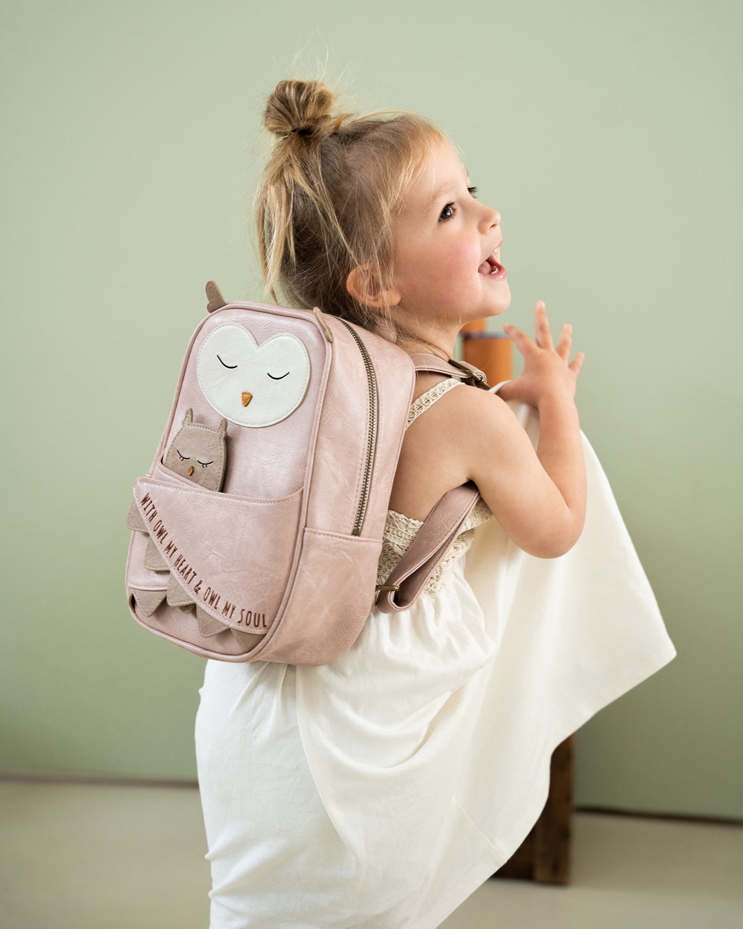 wanderrucksack mädchen Große Eule Isolde – Little Who