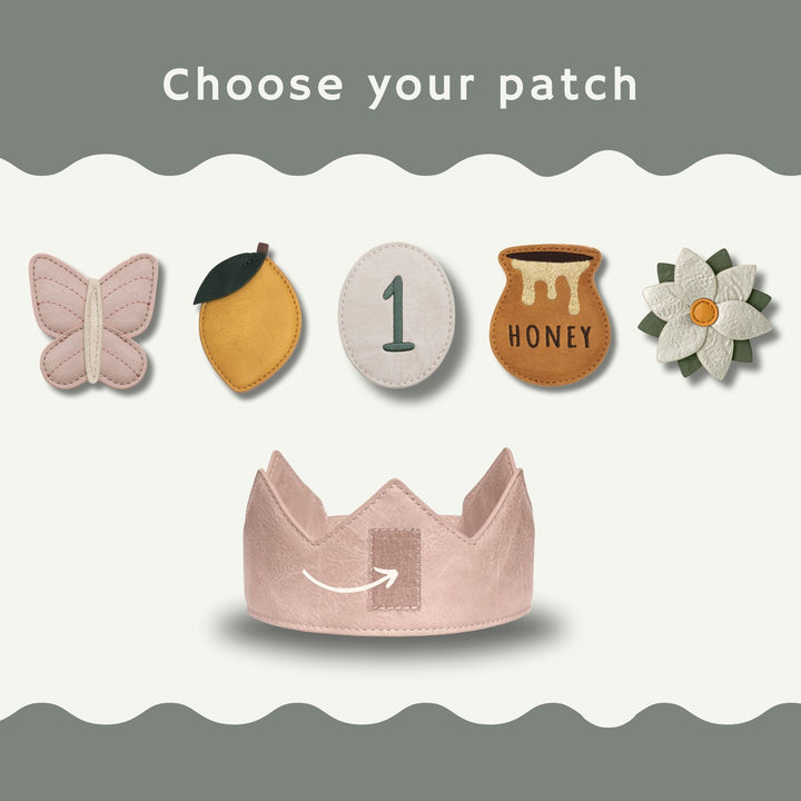 Krone Vintage Pink (Patch optional)