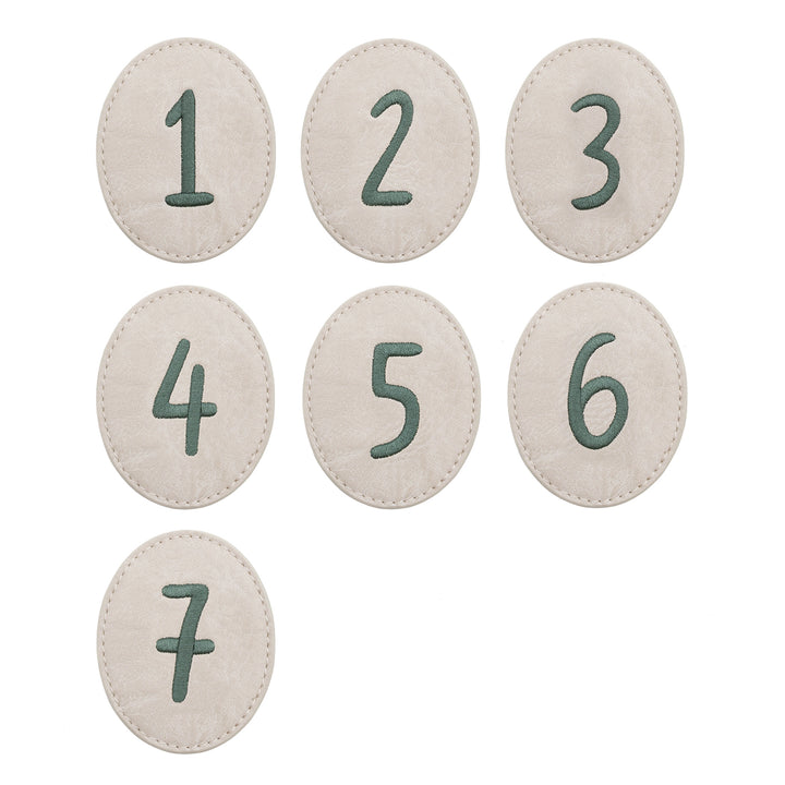 Patches Numbers Set 1-7