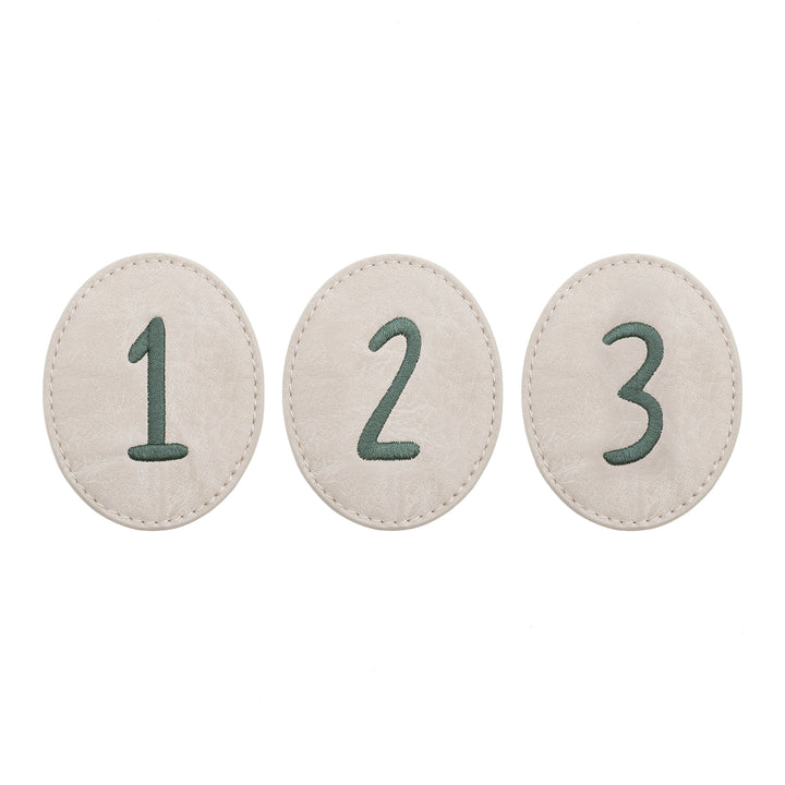 Patches numbers set 1-3