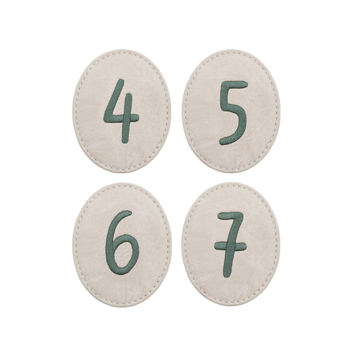 Patches Numbers Set 4-7