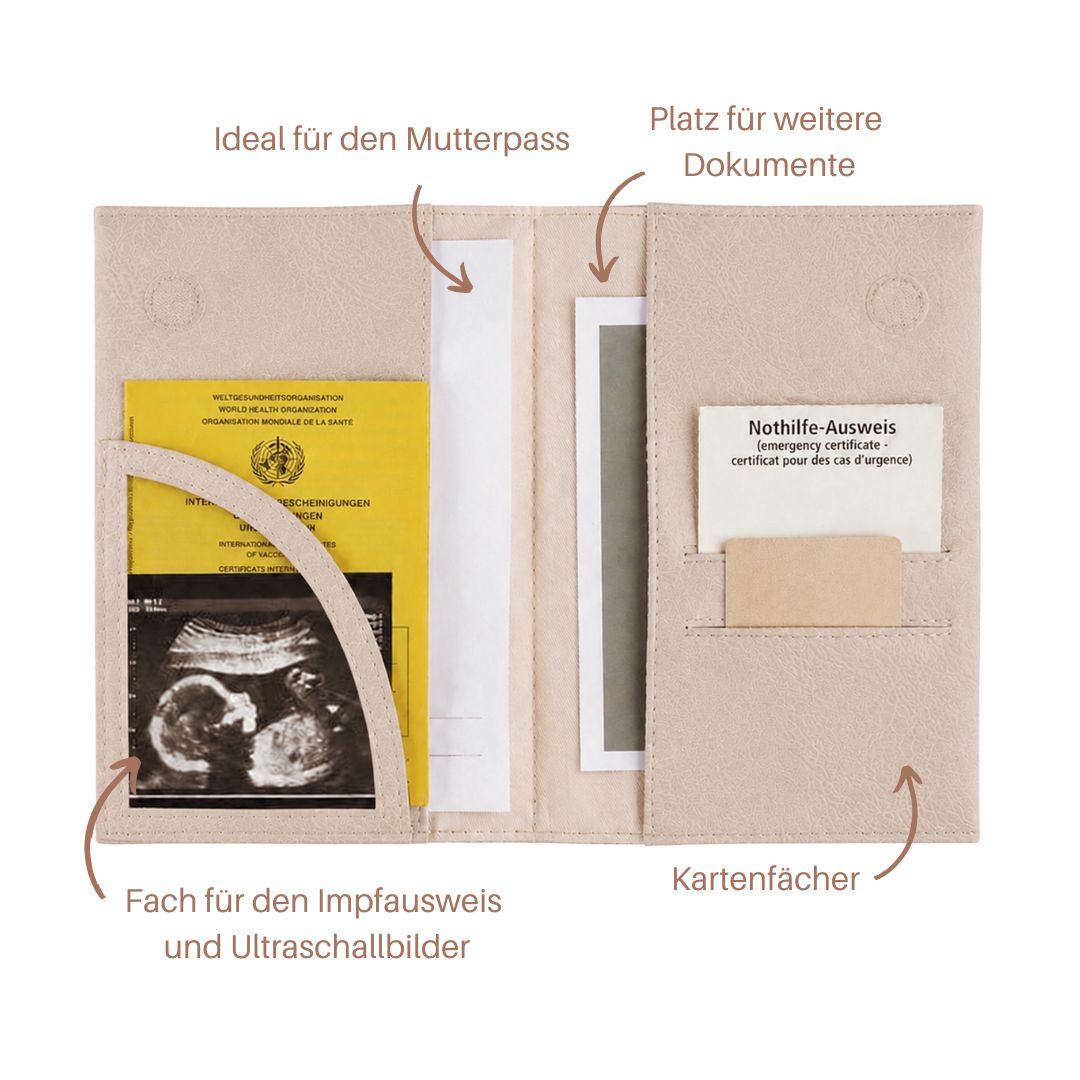 Mutterpasshülle Zitrone