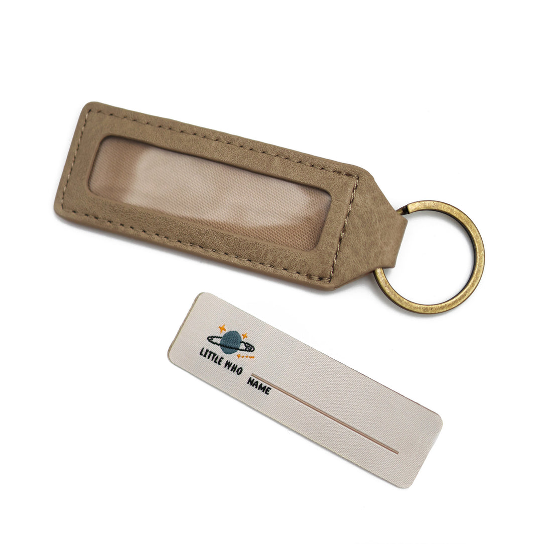 Name Tag Walnut Brown
