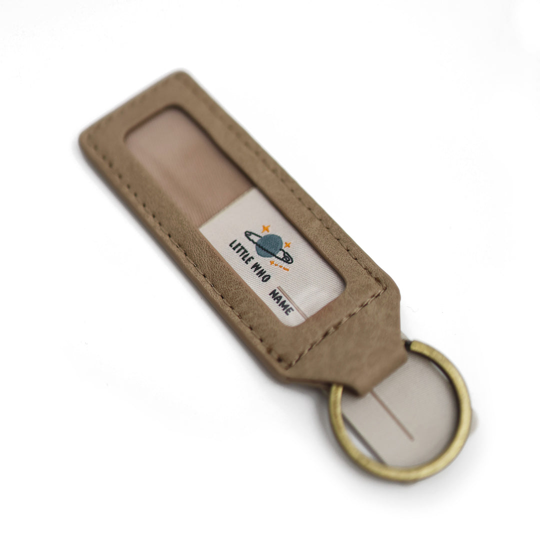 Name Tag Walnut Brown