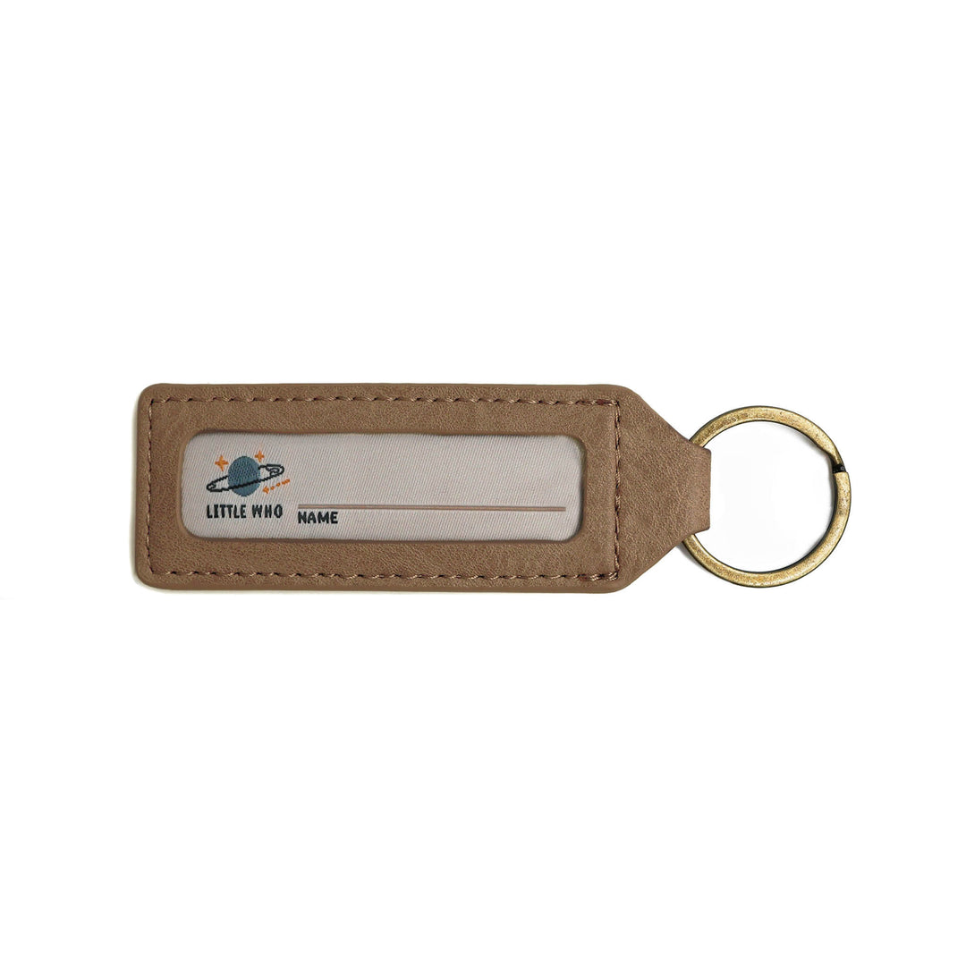 Name Tag Walnut Brown