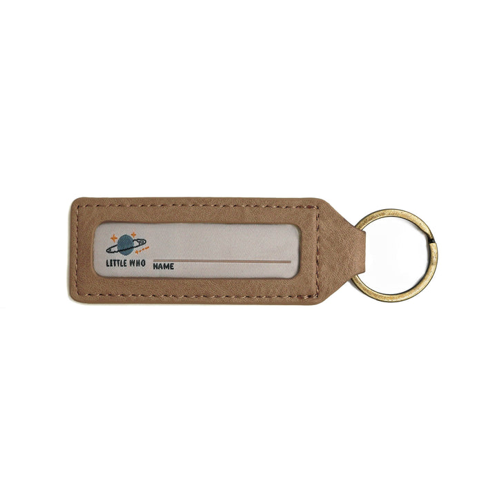 Name Tag Walnut Brown