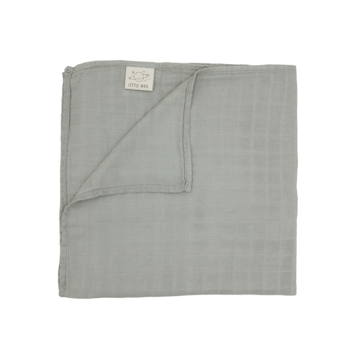 Stony Gray viscose and cotton muslin cloth