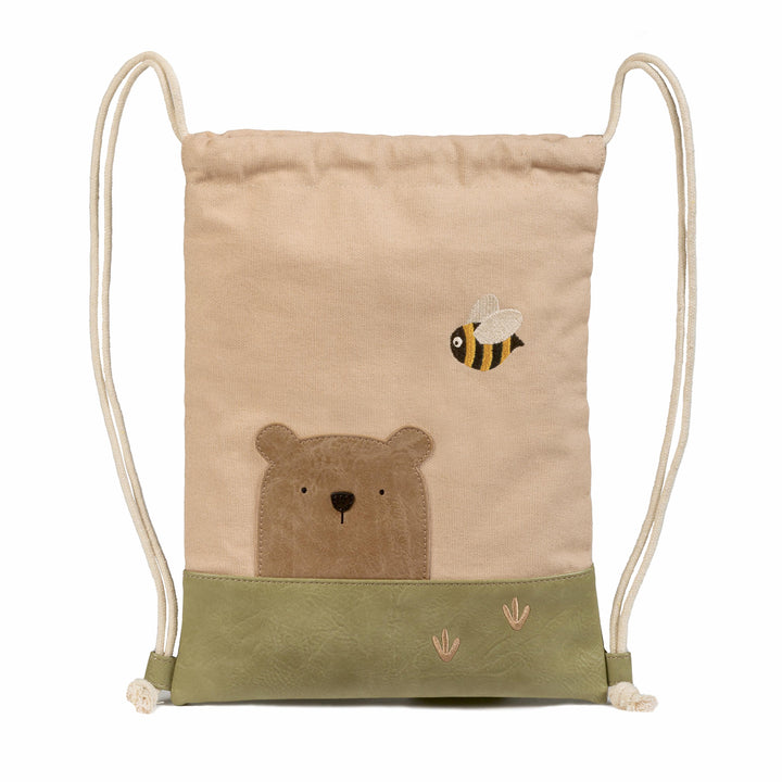 Drawstring Bag Bear & Bee