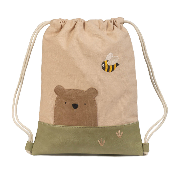 Drawstring Bag Bear & Bee